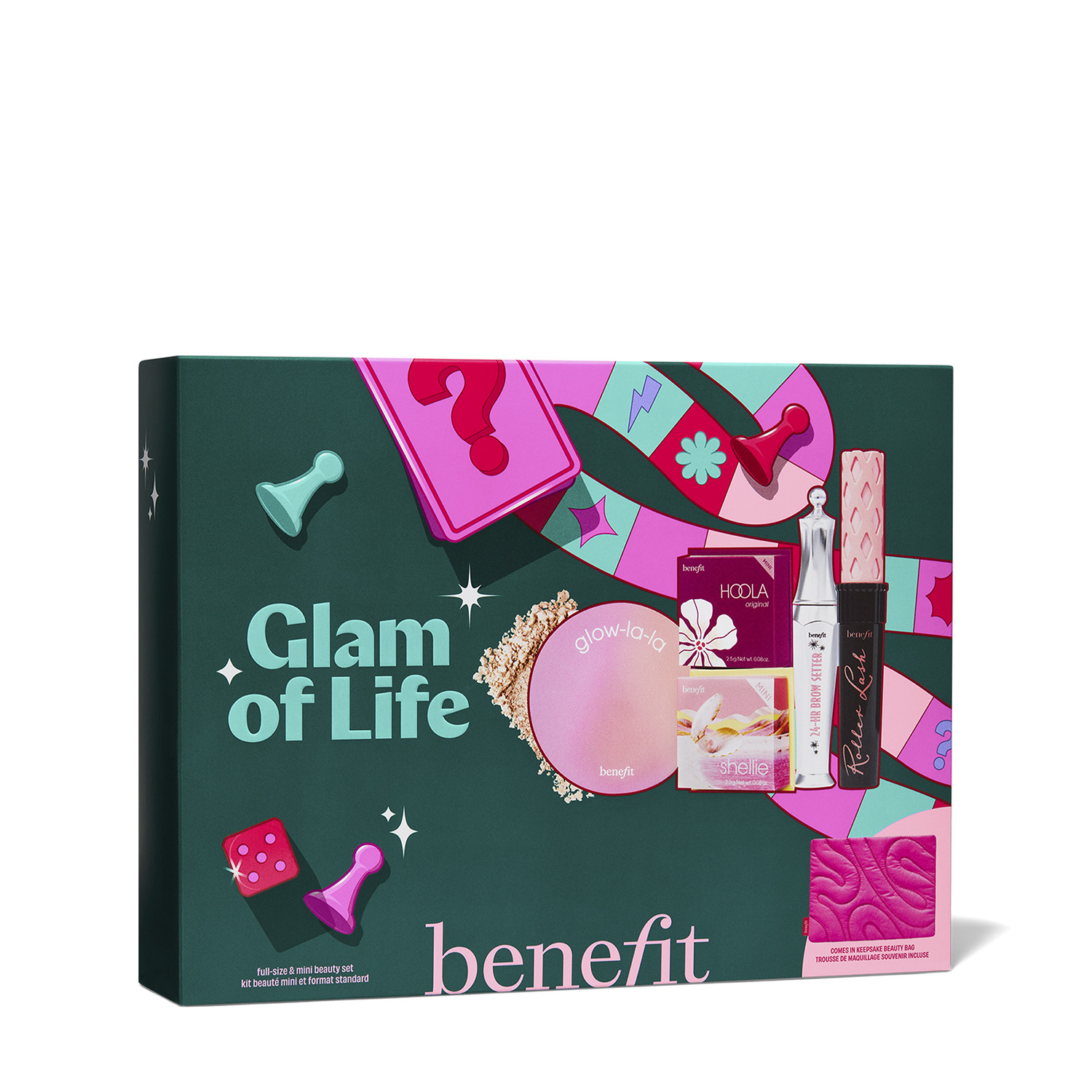 HOLIDAY SET GLAM OF LIFE (SET DE HIGHLIGHTER, BLUSH, BRONZER)